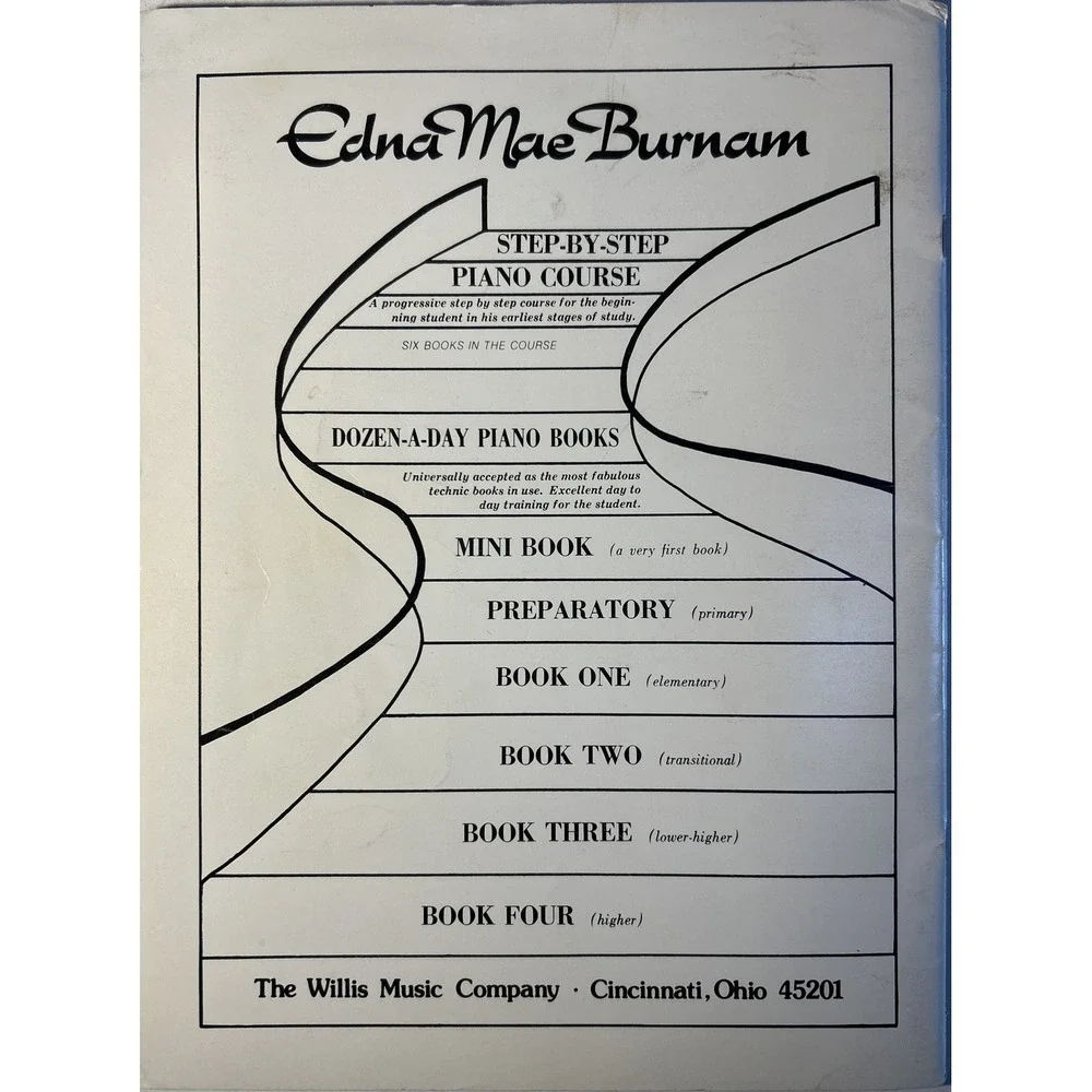 A Dozen A Day Technical‎ Exercises for the Piano Book Two 1953 Songbook